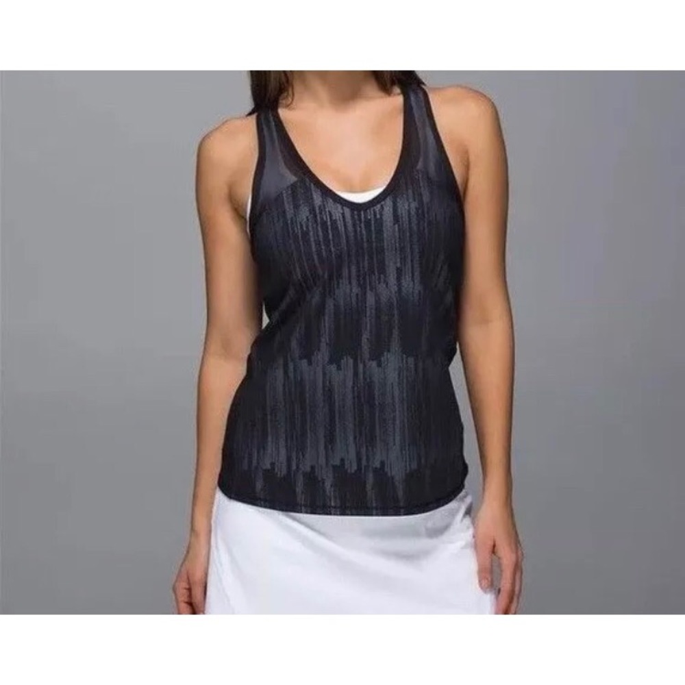 Lululemon Ace Tank 6 BLK/SWEX black scratch match